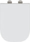 vidaXL - Snelle - Afneembare - Toiletbril - met - Zachte - Sluiting - Duroplast - Wit