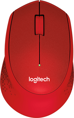 Logitech M330 Silent Plus - Draadloze Muis - 90% stiller - Rood