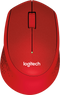 Logitech M330 Silent Plus - Draadloze Muis - 90% stiller - Rood