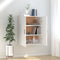 vidaXL - Hangkast - 69,5x34x90 - cm - bewerkt - hout - wit