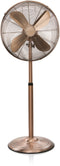 Tristar VE-5971 - Retro Statiefventilator - 3 snelheden - Koper
