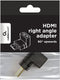 Gembird A-HDMI90-FML - HDMI kabel - Male/female - Zwart