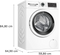 Bosch WNA13441 - Was-droogcombinatie - 9 Kg Wassen - 5 Kg Drogen - 1400 Tpm - Wit met donkergrijze deur