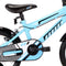 vidaXL - Kinderfiets - 14 - inch - zwart - en - blauw