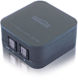 Marmitek Split TS12 - Digitale optische audio splitter - 1 in 2 uit - Zwart