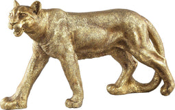 PTMD Ethan Beeld Luipaard - 71,5 x 20 x 43,5 cm - Poly - Goud