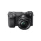 Sony α6100 - Systeemcamera - 24.2 MP 4K video - Zwart