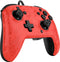 PDP Faceoff Deluxe+ Audio - Bedrade Controller - 3,5 mm audio-aansluiting - Rood Zwart