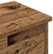 vidaXL - Wandkast - 60x26x18,5 - cm - bewerkt - hout - oud - houtkleurig