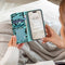 imoshion Hoesje Geschikt voor Samsung Galaxy S24 Hoesje Met Pasjeshouder - imoshion Design Bookcase smartphone - Meerkleurig / Black Blue Stripes