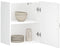 vidaXL - Keukenwandkast - Lucca - bewerkt - hout - hoogglans - wit