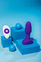 B-Vibe - Rimming Petite Remote Control Plug Paars