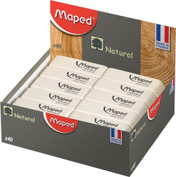 Maped Gum Dessin medium formaat doos van 40 stuks