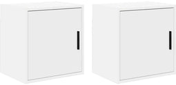 vidaXL - Garagewandkasten - 2 - st - spaanplaat - wit