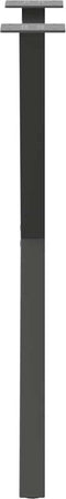 vidaXL - Eettafelpoten - 2 - st - X-vormig - 57x(72-73) - cm - staal - antraciet