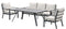 Garden impressions - Sergio Loungedining sofa set 4-delig carbon black/desert sand