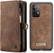 Caseme - vintage 2 in 1 portemonnee hoes - Geschikt voor Samsung Galaxy A52 / A52s - Bruin