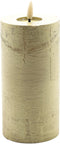 led kaars metallic goud 15x7,5cm