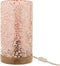J-Line tafellamp Mozaiek - glas - roze - small
