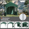 Woltu Vouwpaviljoen 2 x 2 m met 4 Afneembare Wanden Groen