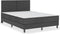 vidaXL - Hoofdbord - 140x200 - cm - stof - donkergrijs