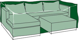 Beschermhoes Altadex Meubelset Groen Multicolour Polyethyleen 300 X 200 X 80 Cm