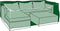 Beschermhoes Altadex Meubelset Groen Multicolour Polyethyleen 300 X 200 X 80 Cm