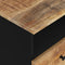 vidaXL - Nachtkastjes - 2 - st - massief - mangohout - en - bewerkt - hout