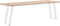 vidaXL - Console - tafelpoten - 2 - st - U-vormig - 38x(72-73) - cm - staal - wit