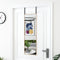 vidaXL - Deurspiegel - 30x100 - cm - glas - en - aluminium - goudkleurig