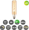 Home Sweet Home Edison Vintage E27 LED filament lichtbron Tube - Dimbaar - 4W 280lm 2700K - Amber (1 stuk)