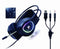Gembird GGS-UMGL4-01 - 4-in-1 gaming kit - LED backlight toetsenbord muis headset - Zwart