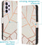 iMoshion Hoesje Geschikt voor Samsung Galaxy A33 Hoesje Met Pasjeshouder - iMoshion Design Softcase Bookcase - Wit / White Graphic