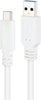 Nanocable 10.01.4002-W - USB C naar USB A Kabel - 2 m - Wit
