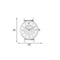 Emporio Armani AR1925 - Dameshorloge 32 mm - Kristallen wijzerplaat - Zilverkleurig