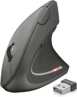 Trust Verto - Draadloze Ergonomische Muis - 1600 DPI - Zwart