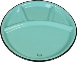 CABANAZ - bord, keramiek, FONDUE PLATE, blauw