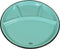 CABANAZ - bord, keramiek, FONDUE PLATE, blauw