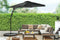 Feel Home - Grote zweefparasol - 3 Meter - Donkergrijs