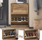 SoBuy FSR137-F - Entreekast - Smal Schoenenrek - Bruin Houtcomposiet