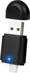 Nuvance TAB06 - CarPlay Dongle - Draadloos USB & USB-C - Geschikt voor Android & Apple