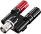 TRU COMPONENTS Adapterstekker BNC-bus - Bus 4 mm Recht Zwart
