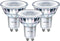 Philips LED Spot - GU10 - 25 W - warmwit licht - EyeComfort - (3 stuks)