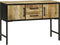 vidaXL - Sideboard - 100x35x70 - cm - Massief - Hout - Ruw - Mango