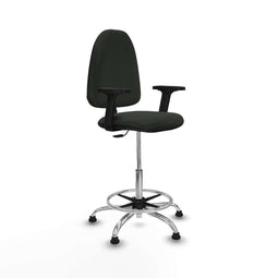 Piqueras y Crespo B2D05RT - Bureaustoel - Hoogteverstelbaar met armleuning - Zwart