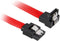 Sharkoon SATA 3 - 30cm hoek - 6 Gbit/s - Rood Zwart