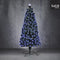 Luca Lighting - Greenland boom fibre optic blauw 225led 8 function controller - h180xd75cm - Woonaccessoires en seizoensgebondendecoratie (Europese stekker )