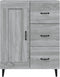 vidaXL - Dressoir - 69,5x34x90 - cm - bewerkt - hout - grijs - sonoma - eikenkleurig