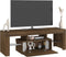 vidaXL - Tv-meubel - met - LED-verlichting - 120x35x40 - cm - bruin - eikenkleur