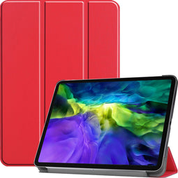 imoshion Tablet Hoes - Geschikt voor iPad Pro 11 (2020) / Pro 11 (2018) - Trifold Bookcase - Rood